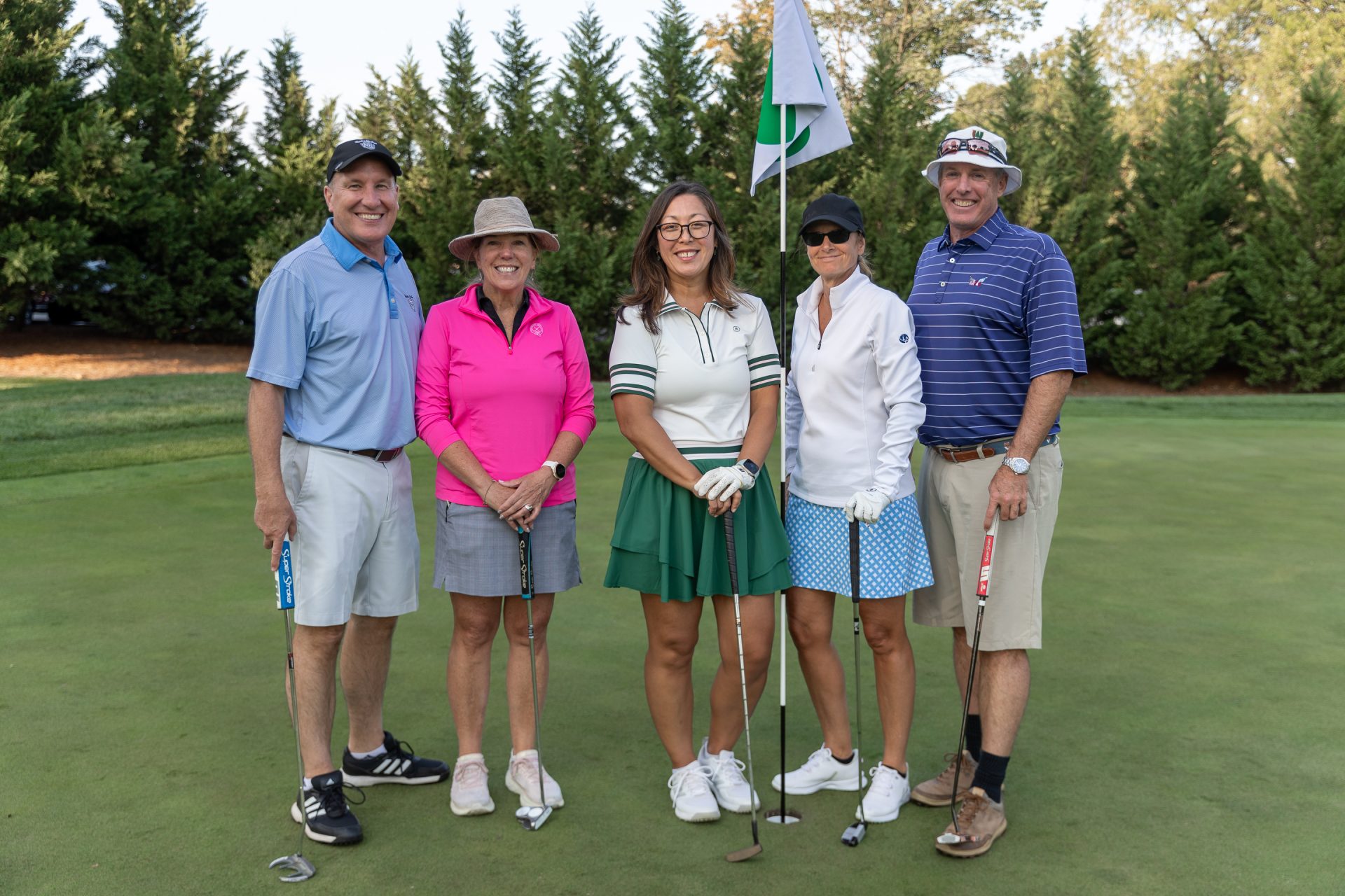 2024 Golf for Girl Scout Attendees and GSEP CEO Kim Fraites-Dow at Saucon Valley Country Club